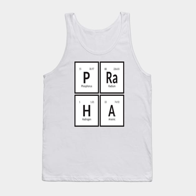 Praha City | Periodic Table of Elements Tank Top by Maozva-DSGN